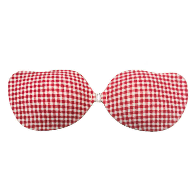 Gingham Show Adhesive Bra