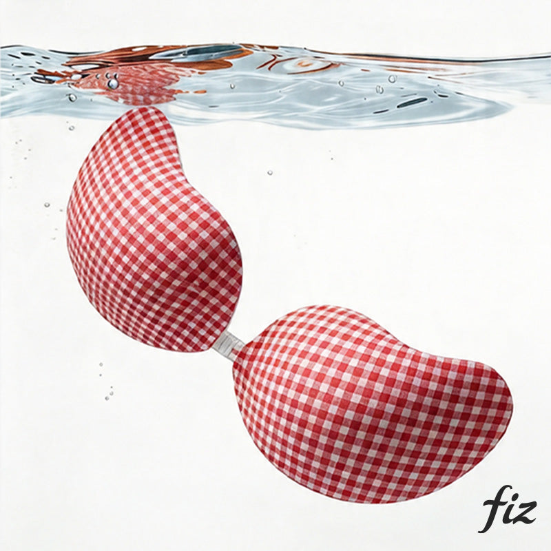 Gingham Show Adhesive Bra